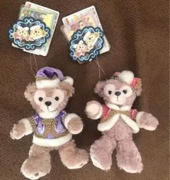 ダッフィー シェリーメイ ぬいぐるみバッジ