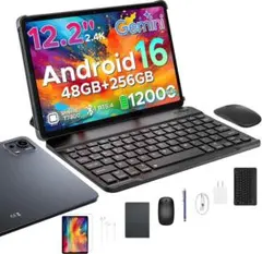 Android16 タブレット12インチ T7300 8コア wifiモデル - メルカリ