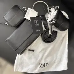 新品】ZARA X MAISON SPECIAL マルチポケットレザーバッグ
