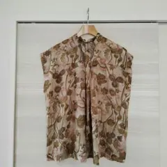 トゥモローランドコレクション シアーノースリーブブラウス 36