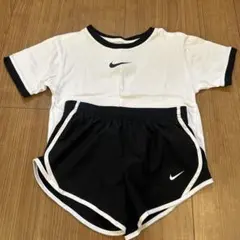Nike ホワイト/ブラック 110〜120サイズ ウェアセット