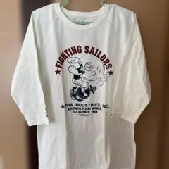 ALPHA×POPEYEコラボ7部袖Tシャツのサムネイル