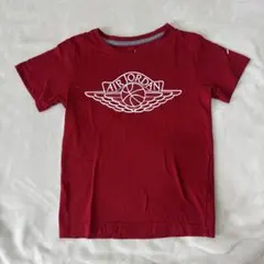 AIR JORDAN Tシャツ レッド 6 (110-116cm)