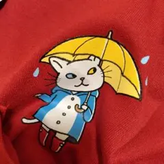 猫柄 半袖 Tシャツ レッド タグ付き 猫好き 麗しのアンジー M