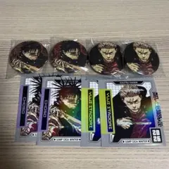 ジャンプGIGA 缶バッジ　ホロステッカー脹相　虎杖悠仁セット