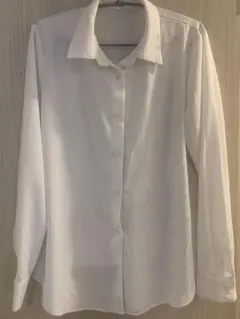 GU 美品✨シアーシャツ　ホワイト　Mサイズ