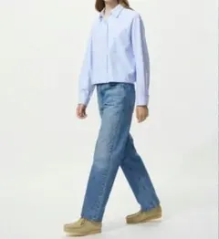 ユニクロ JW ANDERSON　ストレートジーンズ　25　NAVY