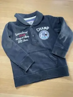 美品　ミキハウス　ダブルビー　ダークグレー トレーナー