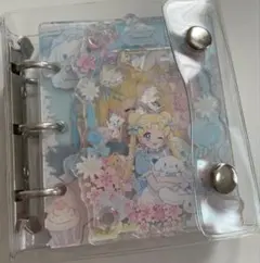 セーラームーンA8シャカシャカノート シール帳　チャームとクリアポケット25枚付