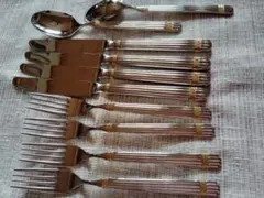 希少品／マーシャン／サンフラワーD20 ／カトラリー／20本セット／ヴィンテージ 希少品／マーシャン／サンフラワーD20 ／カトラリー／20本セット