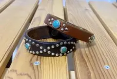 HTC ブレスレット　ターコイズ　2点セット　バングル