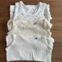 無地＆動物柄タンクトップ 肌着 95cm 3枚セット