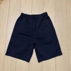 UNIQLO C スウェットワイドショーツ　黒　ブラック　Mサイズ