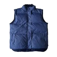 【名作】90s L.L BEAN ダウンベスト リバーシブル ブルー M