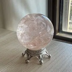 ☆癒し系天然石☆グリーンフラワーアゲート スフィアΦ43mm - メルカリ