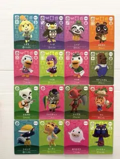 どうぶつの森　あつ森　amiiboカード　SP 16枚セット①
