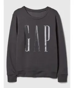 GAP グレー ロゴプリント トレーナー
