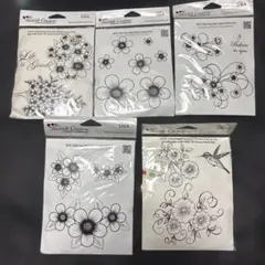 HC-21 Heartfelt Creations スタンプセット 5点