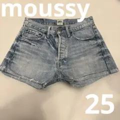 Moussy ヴィンテージ　デニムショートパンツ サイズ25インチ