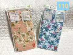 【新品未開封】ユニクロ　ポール&ジョー　7分丈レギンス　リボン　花柄　110㎝