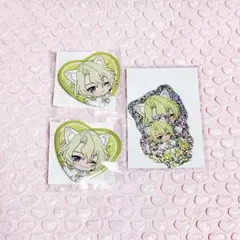 あんスタ　巴日和　ナンジャタウン　缶バ　ステッカー