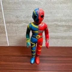 美品 中嶋製作所 タイガーマスク 面取れ スタンダードサイズ ソフビ