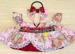 ラボット服　着物風ワンピースＥ　LOVOT ラボットハンドメイド