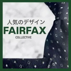 FAIRFAX ネクタイ ネイビー ダイヤモンドパターン