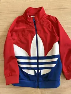 adidas ジャージ 赤青/青多色　２枚セット