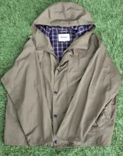 Barbour ノンオイルマウンテンパーカー 38フード付き カーキのサムネイル