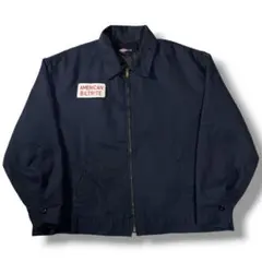 90s-00s Dickies アイゼンハワージャケット 2XL 企業 ワッペン
