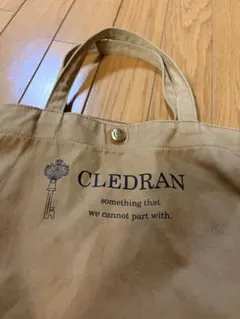 出品は本日まで！　CLEDRAN キー　ロゴ トート　バッグ クレドランのサムネイル