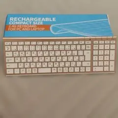 i Clever ローズゴールド　ワイヤレスキーボード