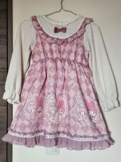 マジョリカMajorica マイメロディワンピース120センチ