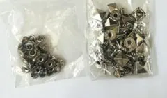 ピラミッドカシメ ジャンパーホック 金属製 レザークラフト