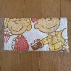 スヌーピー　タオル　巾着袋