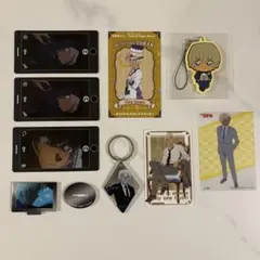 名探偵コナン 安室透 アクリルスタンド キーホルダー カード 9点セット