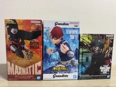 僕のヒーローアカデミア 緑谷出久 爆豪勝己 轟焦凍フィギュア 3体セット 未開封