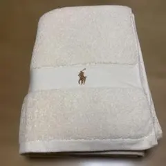 新品　ラルフローレン　バスタオル　アイボリー