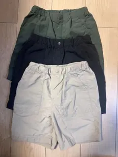 ユニクロ　キッズ ハーフパンツ 120センチ 3枚セット