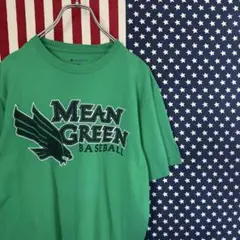 輸入古着 チャンピオン Tシャツ MEAN GREEN 【M】のサムネイル