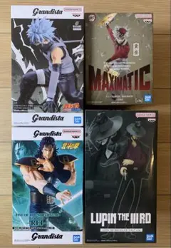 人気アニメフィギュア4体セット - メルカリ