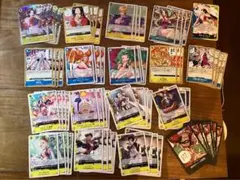 ワンピースカード 青黄ハンコック デッキパーツ 4コン 蒼海の七傑 ドンカード付