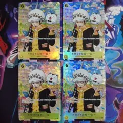 トラファルガー・ロー UC OP12-016 4枚セット ワンピース学園プロモ