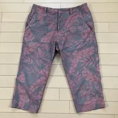 scuffers 花柄総柄ワイドシルエット パープル ハーフパンツ 希少