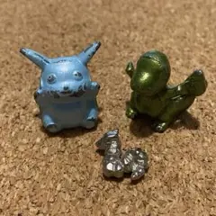 ポケモン　メタルコレクション　フィギュア　ピカチュウ ヒトカゲ　金属　当時物