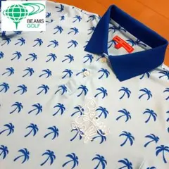 日本製 BEAMS GOLF レディース ペイズリー柄 ポロシャツ - メルカリ
