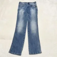 nt453 G-STAR RAW デニムパンツ 24 ロゴ刺繍 ジーンズ 青のサムネイル