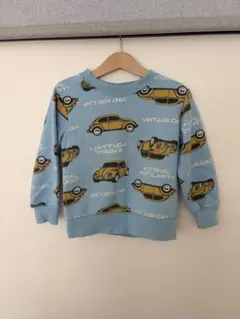ビンテージカー柄 トレーナー 100cm