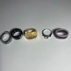 リング 5点まとめ売り セット アクセサリー 指輪